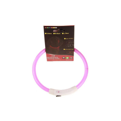Collar LED Recargable USB para Mascotas - Luz de Seguridad Nocturna para Perros - Image 14