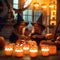 Lámpara LED Decorativa Calabaza Plegable para Halloween