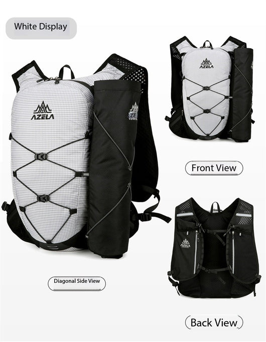 Mochila de Senderismo AZELA con Patrón Grid, Ligera y Transpirable para Trail Running y Camping - Image 36