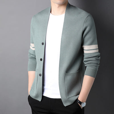 Suéter Versátil de Punto Liso para Hombre - Oficina y Casual - Image 3