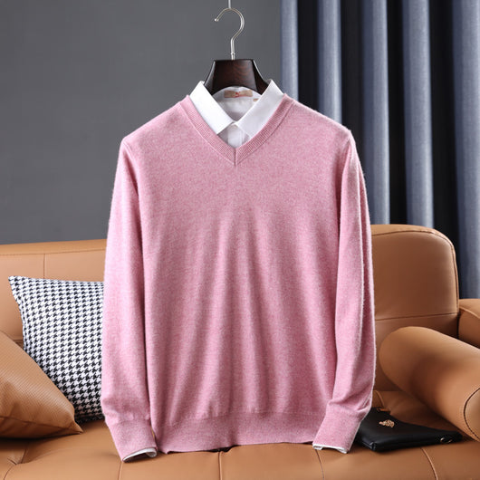 Suéter Escote V Lana Estilo Coreano - Polera Base Versátil - Image 8