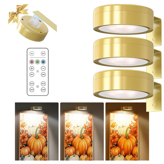 Luz LED Decorativa Dorada con Batería - Image 3