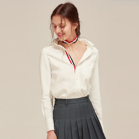 Camisa Blanca Manga Larga Elegante - Image 6