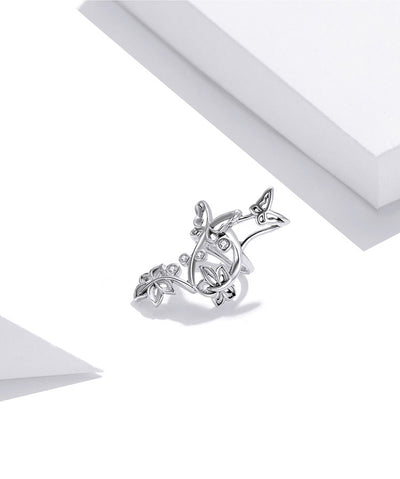 Arete Clip Mariposa Plata 925 Hueco Diseño Delicado - Image 11
