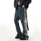 Jeans Acampanados con Degradado de Lavado Lateral