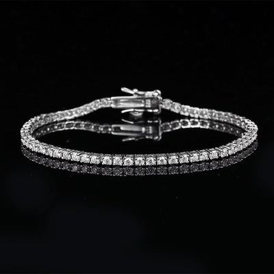 Pulsera Tenis de Moissanita 10 Quilates en Plata Esterlina S925 - Image 17