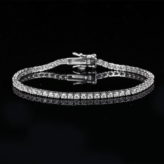 Pulsera Tenis de Moissanita 10 Quilates en Plata Esterlina S925 - Image 17