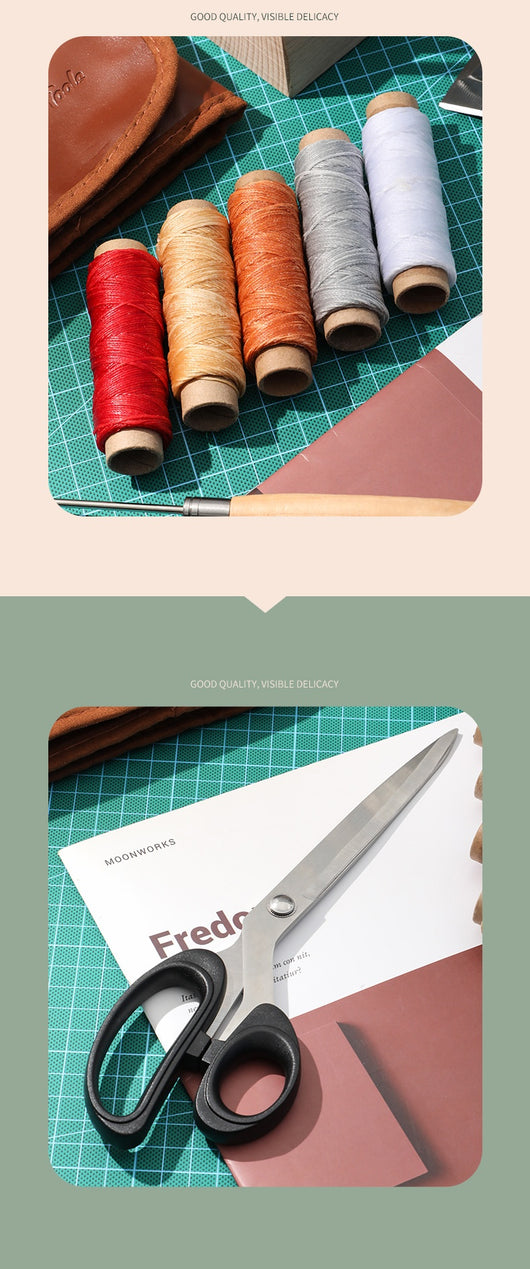 Kit Profesional de Herramientas de Cuero para Costura DIY - Image 14