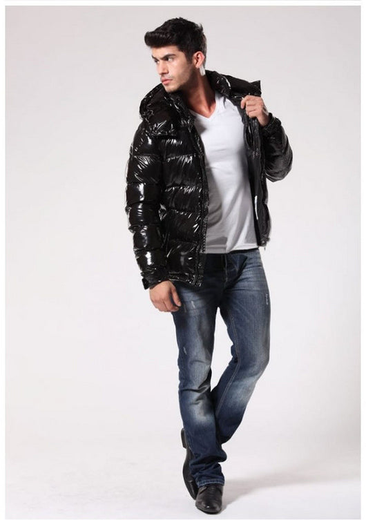 Chaqueta Acolchada de Plumón para Parejas - Abrigo Grueso y Cálido - Image 4