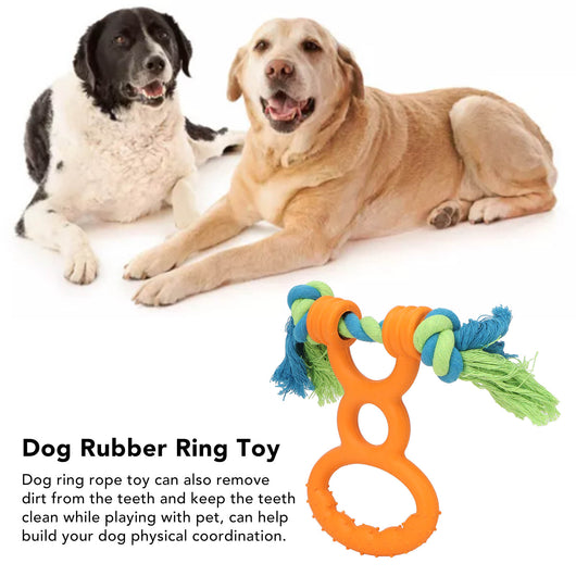 Juguete de Cuerda y Anillo de Goma para Perros - Limpieza Dental y Entrenamiento - Image 7