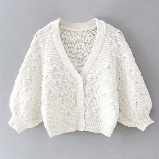 Chaqueta Tejida Estilo Europeo con Nudo Deseo - Diseño Moderno