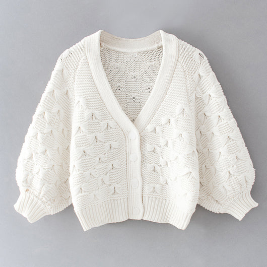 Chaqueta Tejida Estilo Europeo con Nudo Deseo - Diseño Moderno