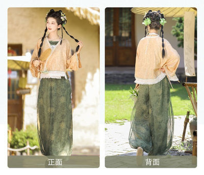 Conjunto Tradicional Chino Tang: Camisa Cuello Redondo y Pantalones Holgados - Image 15