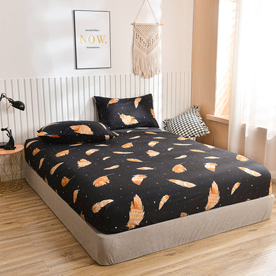Juego de Sábana Ajustable y Funda de Almohada Estampada Suave - Image 3
