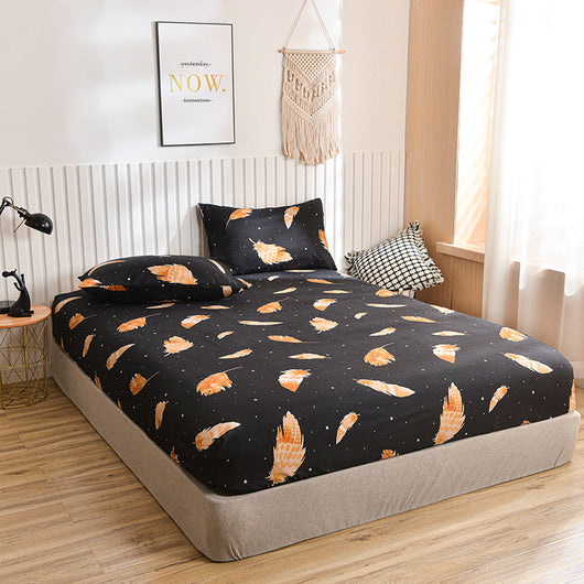 Juego de Sábana Ajustable y Funda de Almohada Estampada Suave - Image 3