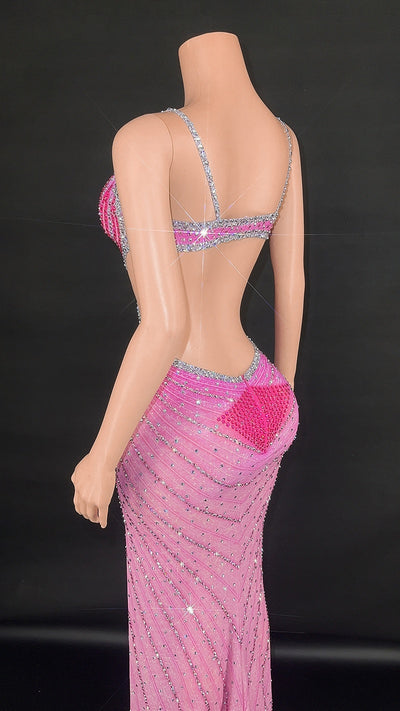 Vestido Bodycon Brillante sin Mangas con Cintura Ajustada para Fiesta y Presentaciones - Image 11