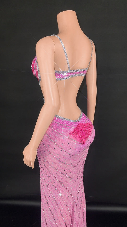 Vestido Bodycon Brillante sin Mangas con Cintura Ajustada para Fiesta y Presentaciones - Image 11