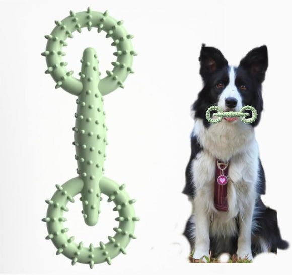 Juguete Masticable para Perros - Anillo TPR Seguro para Cachorros y Dentición
