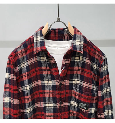 Camisa de Cuadros Verde en Algodón con Manga Larga - Image 15