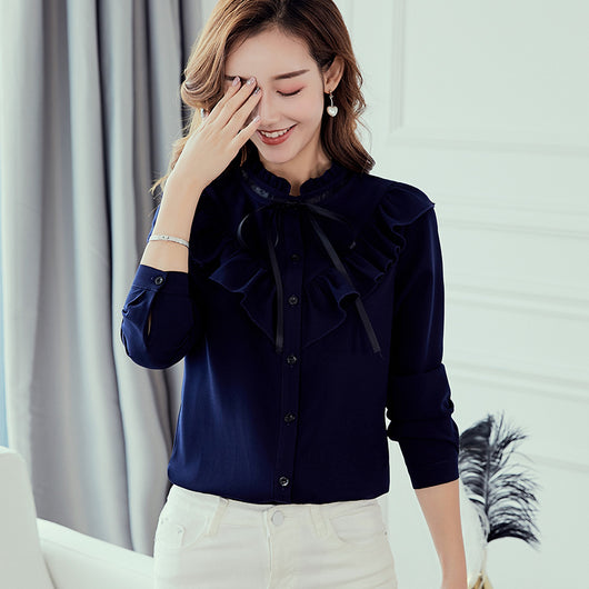 Blusa de Chifón Versátil para Mujer - Estilo Casual Moderno - Image 11