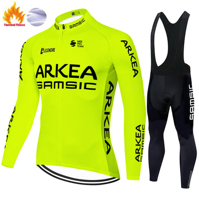 Jersey de Ciclismo Corto con Babero Térmico - Image 30