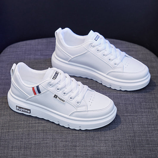 Zapatillas Blancas Deportivas Coreanas Versátiles para Mujer - Image 15