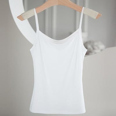Tirantes Slim Fit Modal Negro y Blanco para Mujer - Image 2