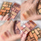 Paleta de Sombras de Ojos de Doce Colores Mate y Perlado en Tonos Tierra