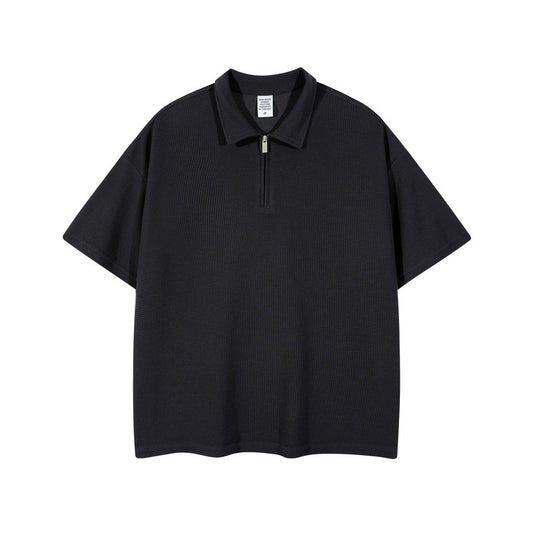 Polos Deportivos para Hombre con Cierre de Cremallera - Manga Corta