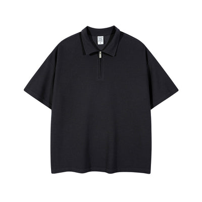 Polos Deportivos para Hombre con Cierre de Cremallera - Manga Corta
