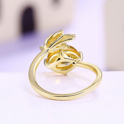 Anillo de Cuarzo Citrino Natural - Joya Energética - Image 4