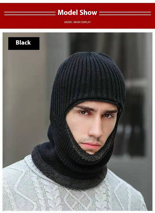 Gorro Térmico Unisex con Protección de Cuello - Tejido Grueso y Forro Terry - Image 15