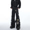 Pantalones Punk Ajustados Acampanados Tendencia