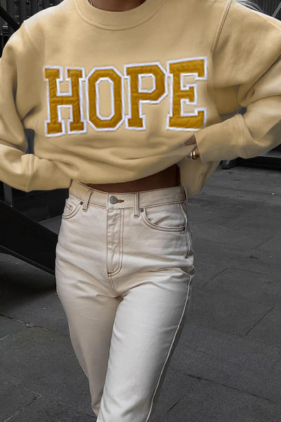 Suéter Retro Letras Americana con Terciopelo - Pullover Casual Holgado para Mujer - Image 11