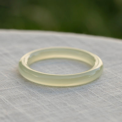 Pulsera de Jade Natural Verde Agua, Azul y Blanco - Cristal Transparente - Image 9