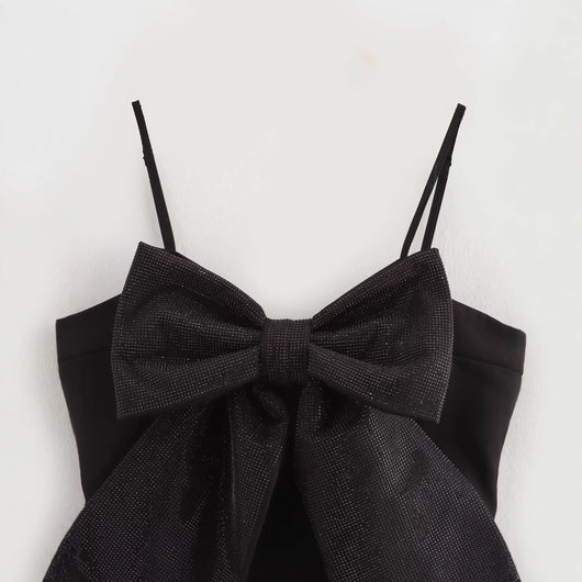 Top Elegante con Moño de Strass - Diseño Versátil y Sofisticado - Image 3