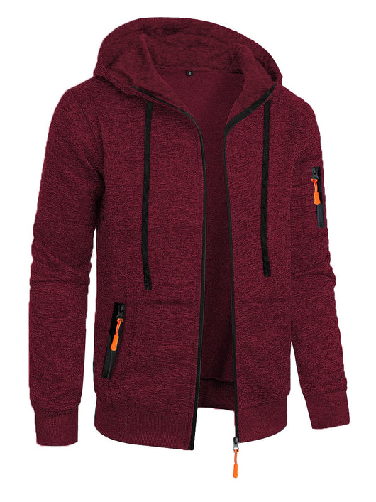 Suéter Deportivo con Capucha y Textura Jacquard para Hombre - Image 20