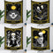 Tapiz de Tarot Psicodélico Bohemio con Fondo Místico