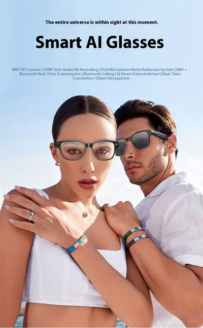Gafas Inteligentes de Traducción AI con Bluetooth y Cámara Inalámbrica - Image 15