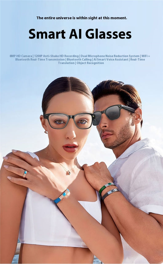 Gafas Inteligentes de Traducción AI con Bluetooth y Cámara Inalámbrica - Image 15