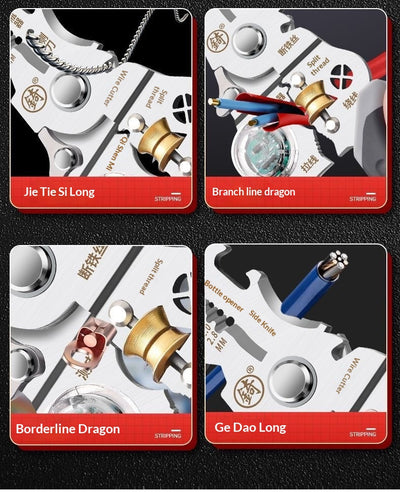 Alicates Pelacables Multifunción Profesional para Electricistas - Image 12