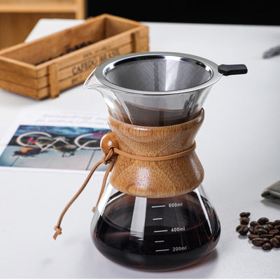 Cafetera de Vidrio Borosilicato para Preparar Café a Mano - Image 14