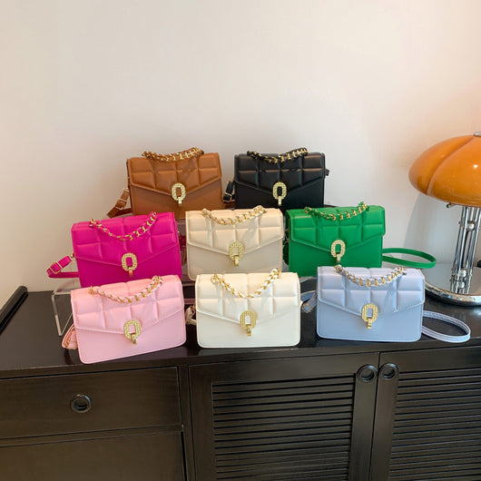 Bolso Bandolera Portátil con Cadena de Seguridad para Mujer - Image 15