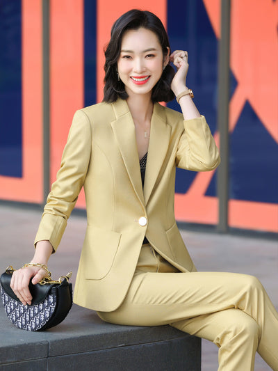 Traje Profesional para Mujer en Poliéster Color Sólido - Image 19