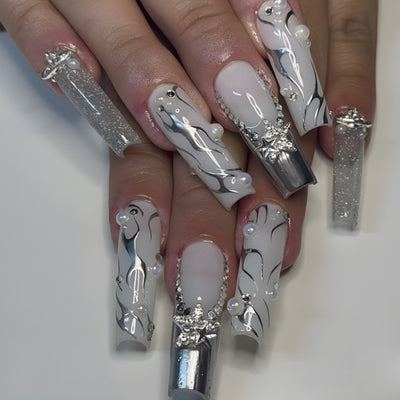 Uñas Postizas de Diamante Resistente - Diseño Europeo Premium - Image 7