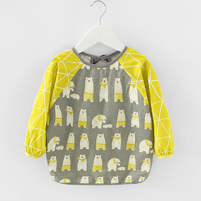 Babero Delantal de Algodón con Bolsillo para Bebés y Niños - Image 17