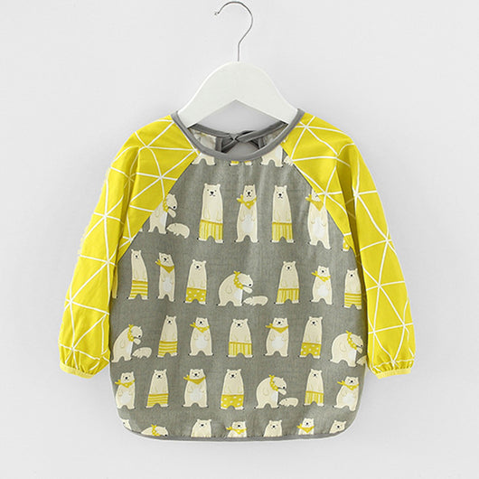 Babero Delantal de Algodón con Bolsillo para Bebés y Niños - Image 17