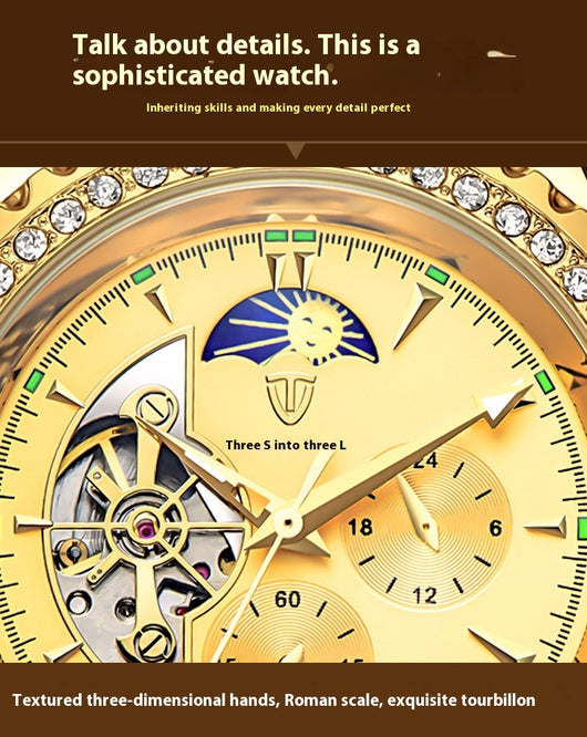 Reloj Mecánico Automático Versátil para Hombre - Image 10