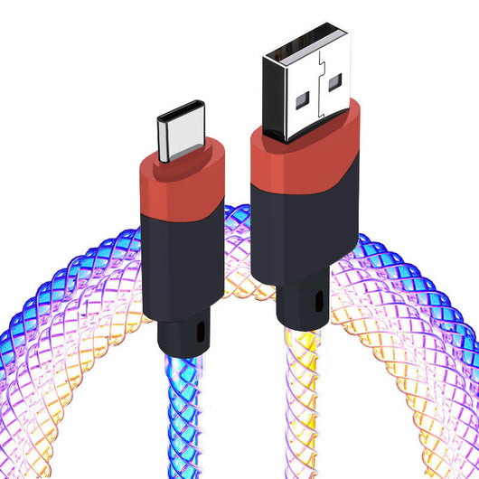 Cable de Carga y Datos RGB con Efecto Color Mágico - Image 6