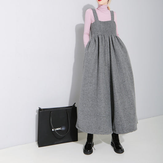 Pantalón Ancho Plisado con Tirantes Ajustables - Diseño Oversize Primavera Verano - Image 23